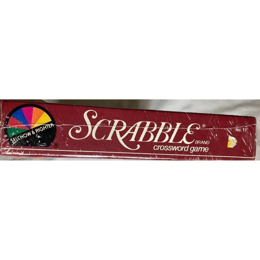 Vintage‎ Scrabble Crossword Game 1983 Selchow & Righter No 17 New Sealed